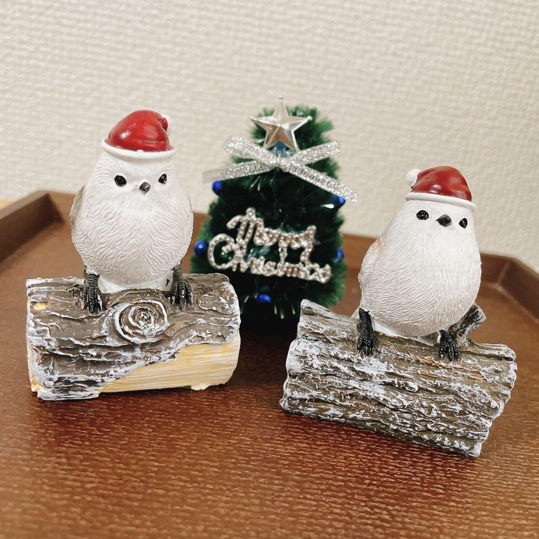 クリスマスツリー☆シマエナガ&ミニ付き f5b8e5aabb88502b2e59c24d182f1c